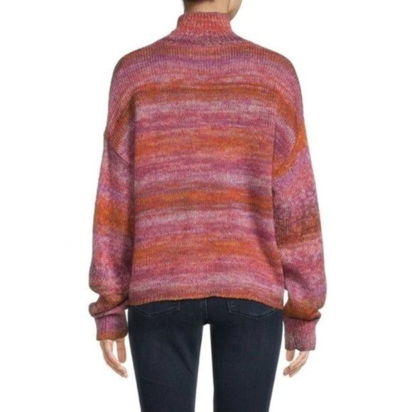 HUDSON JEANS Space Dye Mock Neck Sweater - NWT - Picture 4 of 6